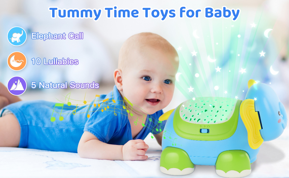 Baby Toys, Elephant Crawling Musical Baby Toys, Early Learning