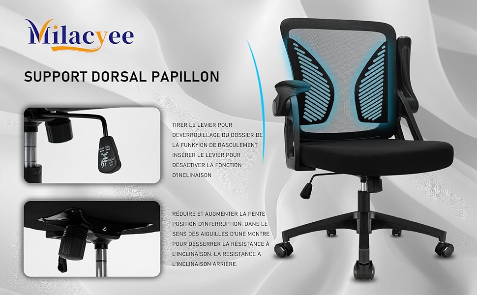 Chaise de bureau ergonomique