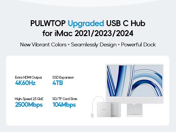 kkkさま専用 Amazon.co.jp: PULWTOP 11 in 1 USB C ハブ iMac 24インチ 2021
