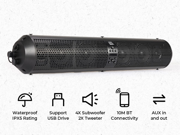 新品ASANA TANK, BLACK NOISE XS Amazon.com: KEMIMOTO UTV Sound Bar 18 Inch SXS Speaker RGB