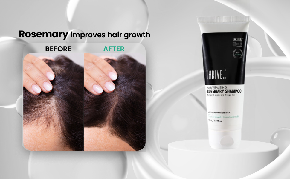 rosemary shampoo, stronger hair, boosts scalp health, hair vitalizing rosemary shampoo