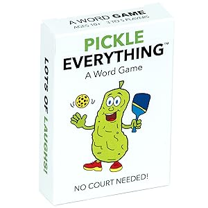 Word Game, Family Game, Pickle, Pickles, Pickleball, Card Games