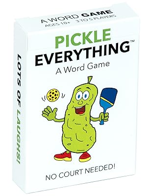 Word Game, Family Game, Pickle, Pickles, Pickleball, Card Games
