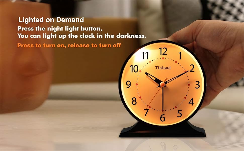 4.5" Antique Retro Analog Alarm Clock, S... 21 s