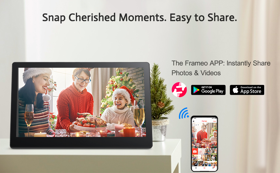 Top 10 Best pixstar 15 inch wifi cloud digital photo frame DecisionDesk