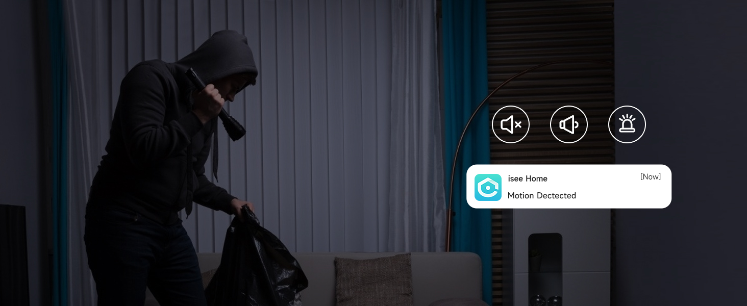 WiFi Camera for Home Security2.4/5 GHz Wi-Fi, Auto Tracking Pet Detection Baby Monitor/Pet Camera