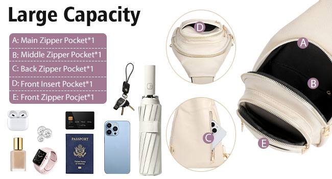 women lightweight chest bag for casual