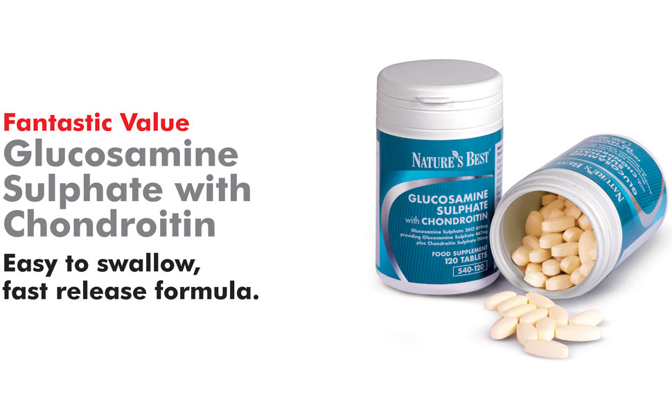 Glucosamine Sulphate and Chondroitin Tablets Fast Release Formula