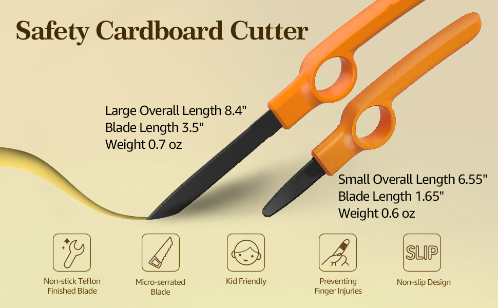 Corrugated Cardboard Cutter Safety Box Cutter with Ergonomic Safe Box