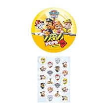 Paw Patrol cake topper cake decoration edible vegetarian Skye Chase Marshall yellow