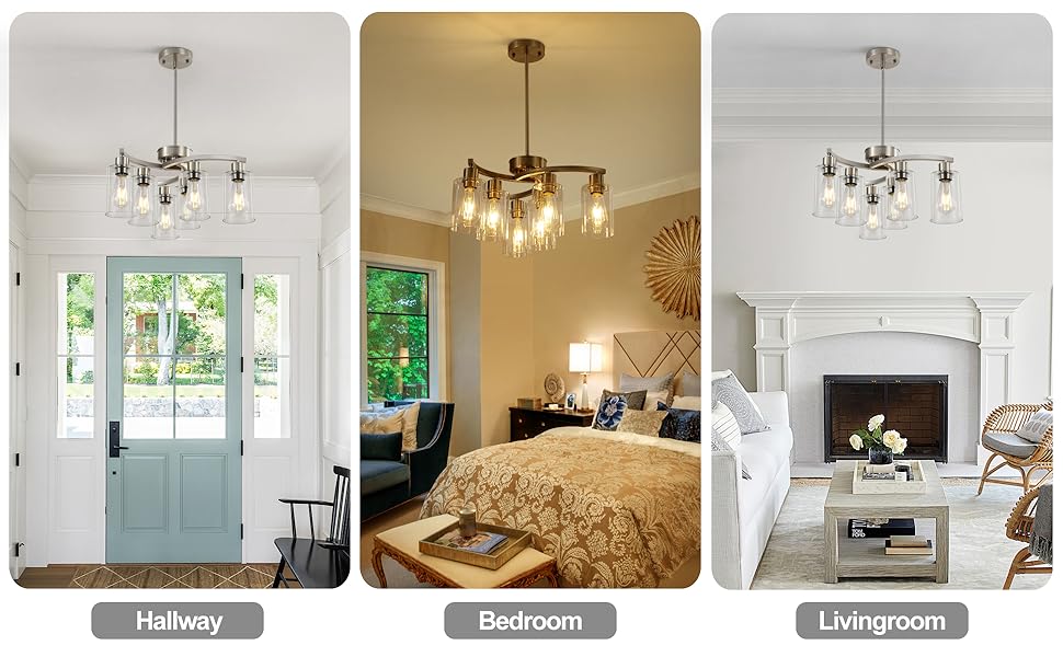 small dining room light fixtures over table