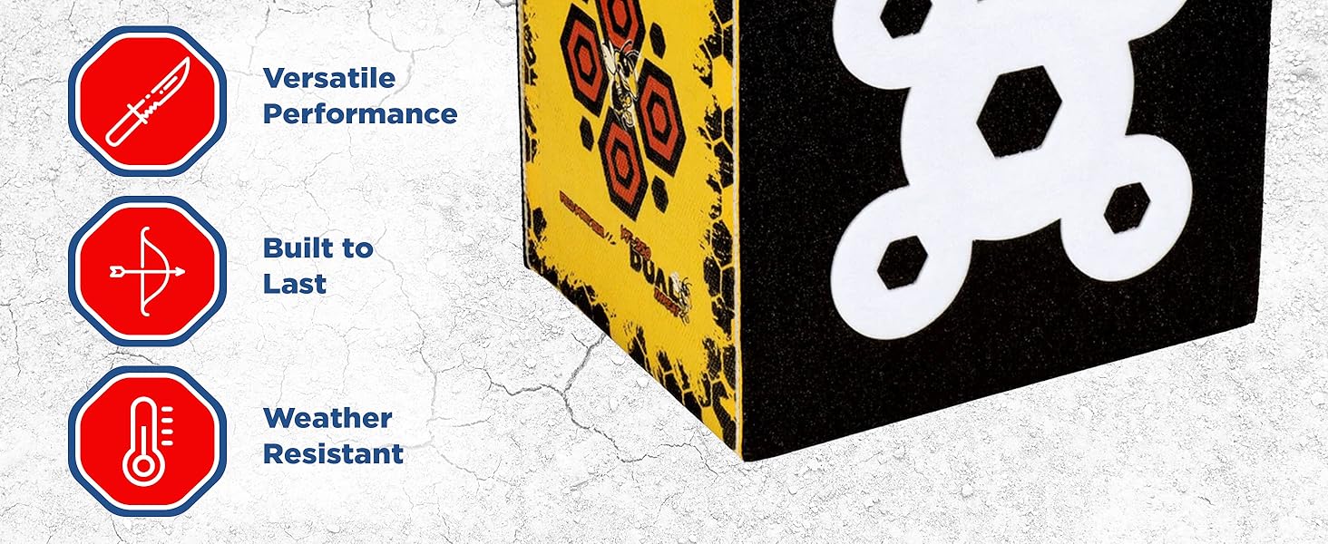 Morrell Yellow Jacket Dual Threat 350 FPS Foam Archery Target Block for All Bows