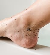 Bare August Foot Scrub - Pure & Natural Exfoliating Treatment - Soothes Skin, Softens Calluses, E...