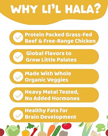 why li'l hala protein packed meat pouches stage 1 stage 2 stage 3
