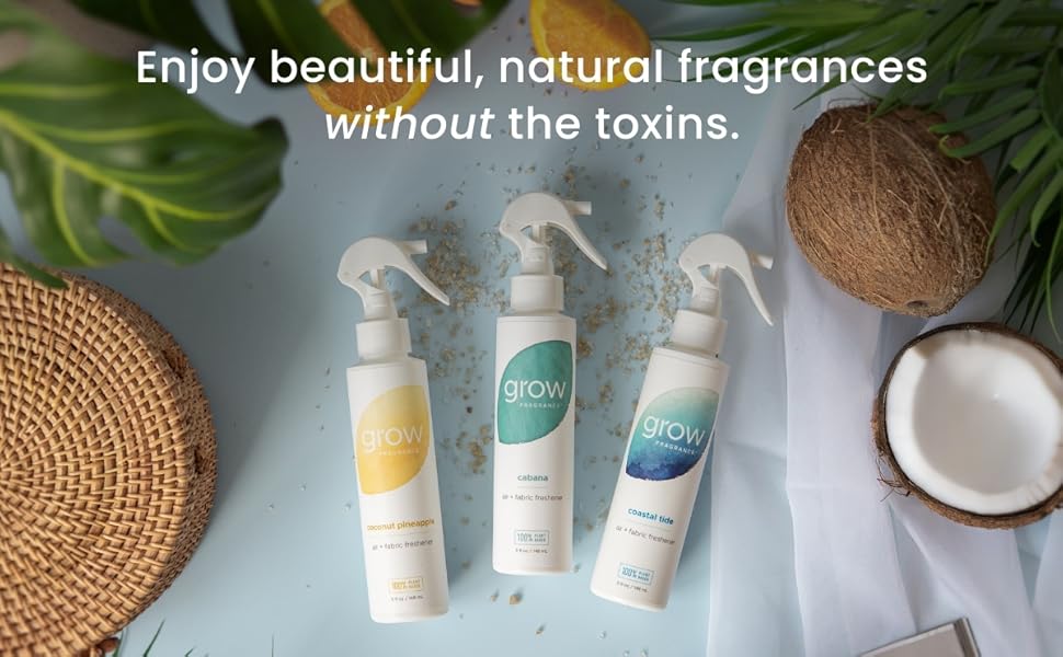 Enjoy beautiful natural fragrances without the toxins