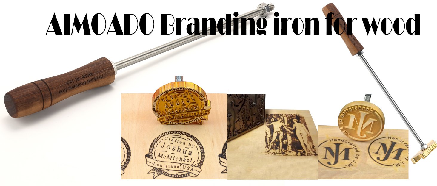 Custom Branding Iron for Wood Personalized Stamp Burning Tools for Woodworking Supplies with
