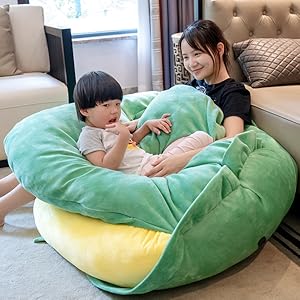 Amazon.co.jp: SINGLE MANY 亀甲羅 クッション 特大サイズ 着用