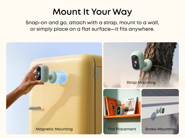 eufy flexible camera installation solutions