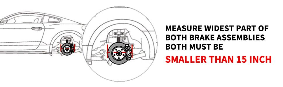 Suitable size smaller than 15 inch