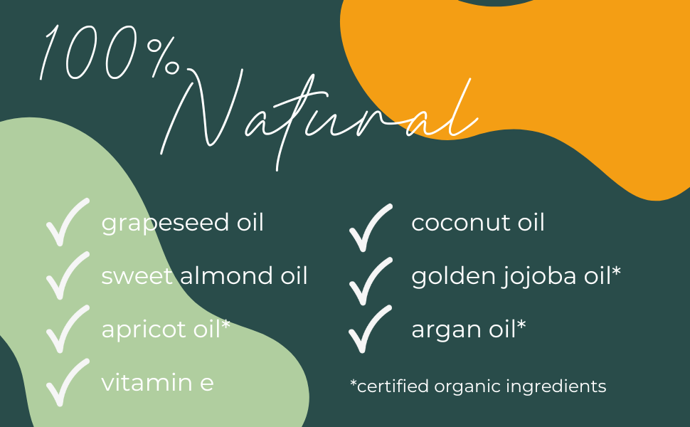 Natural stretch mark oil