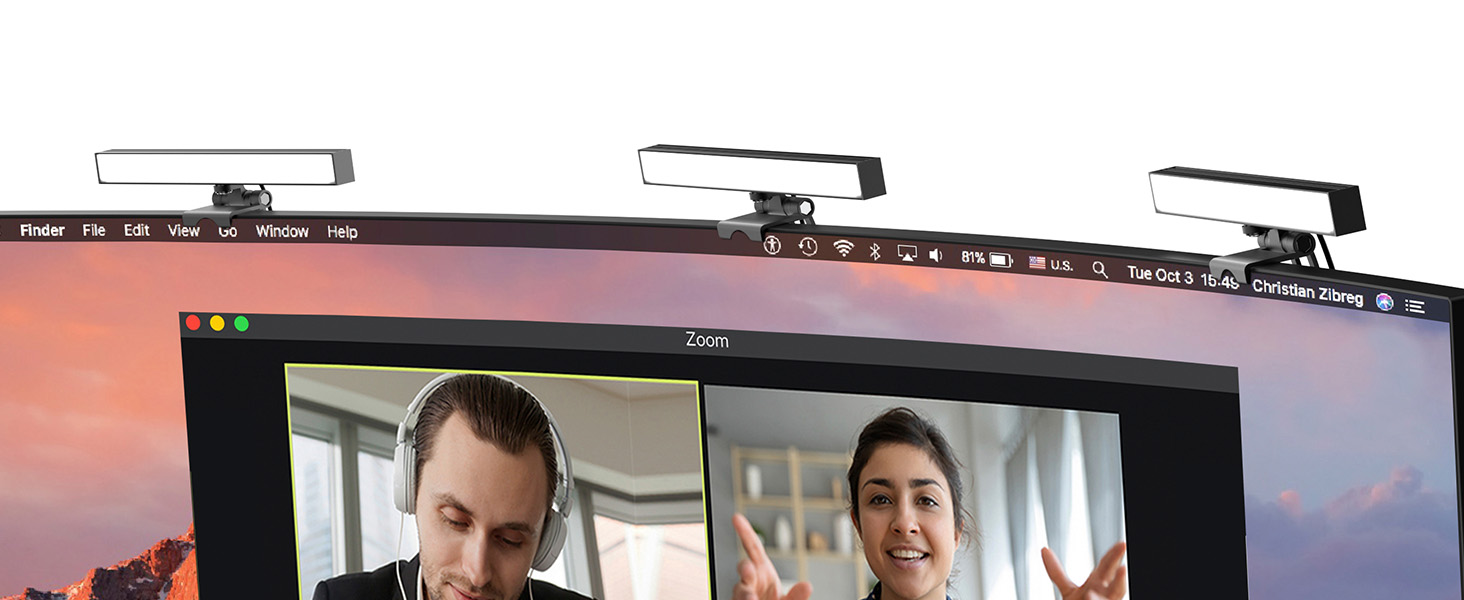 HumanCentric Video Conference Lighting cam Light for