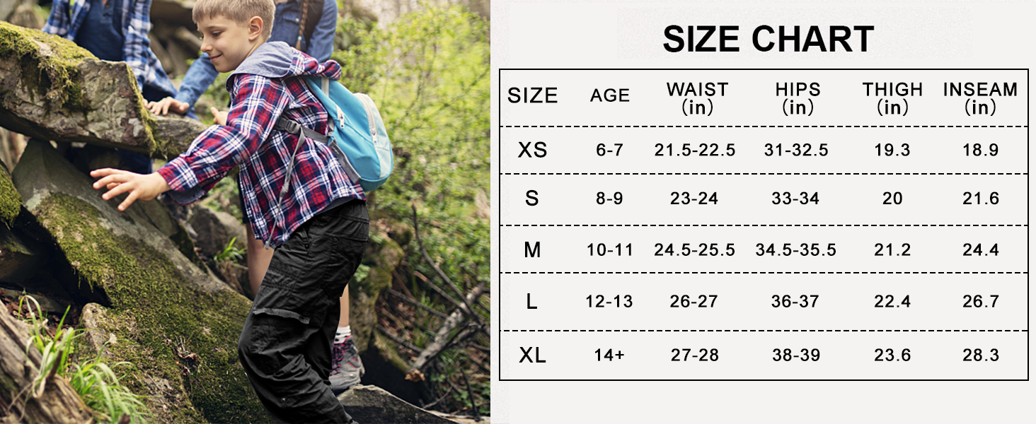 boys twill cargo pants