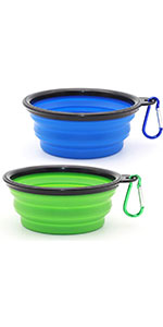 Small collapsible dog bowls