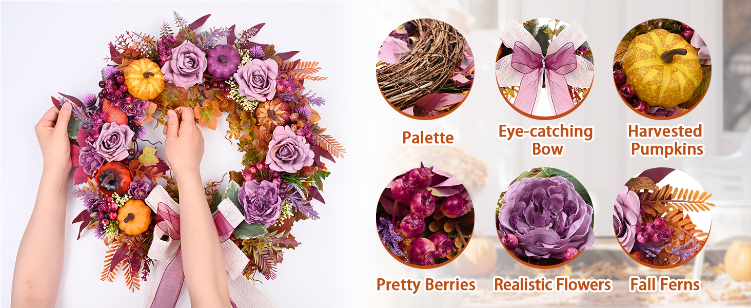 fall wreaths for front door