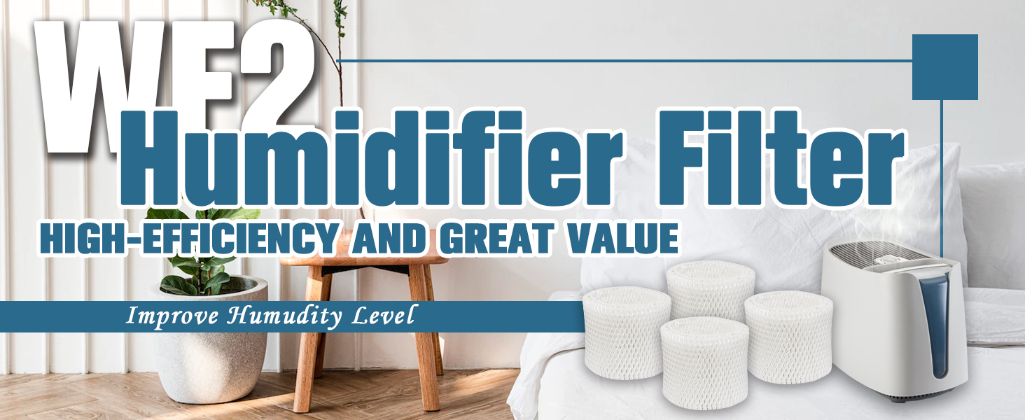 WF2 Humidifier Filter Replacement for Vicks Kaz Humidifier