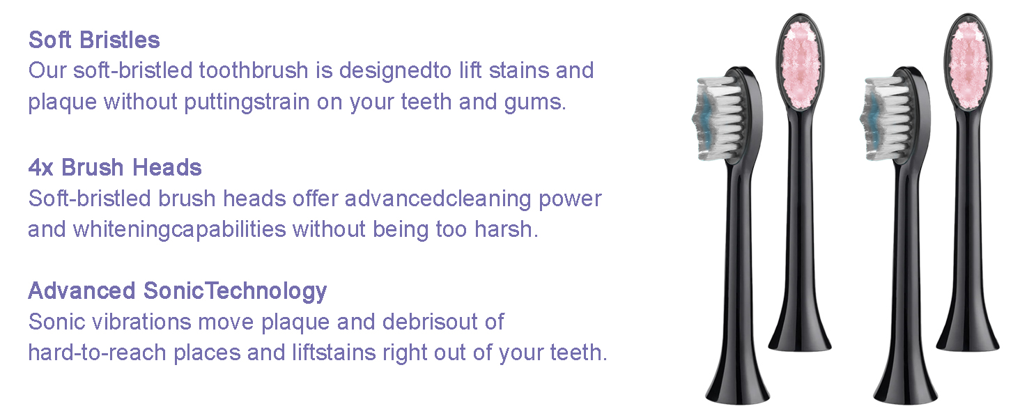 Replacement brush heads