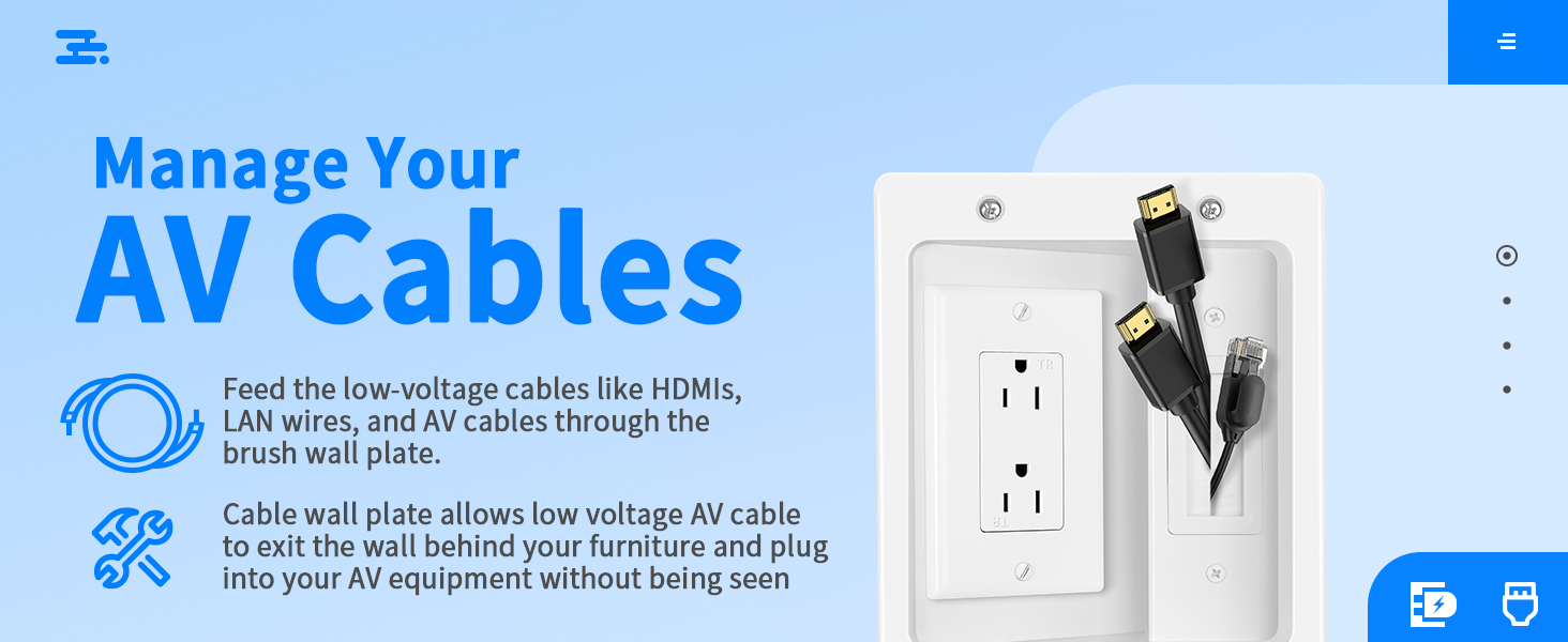 HAPYTHDA in Wall Cable Management Kit for TV, Recessed
