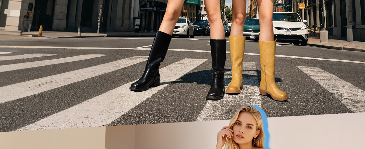 womens knee high boots banana boots
