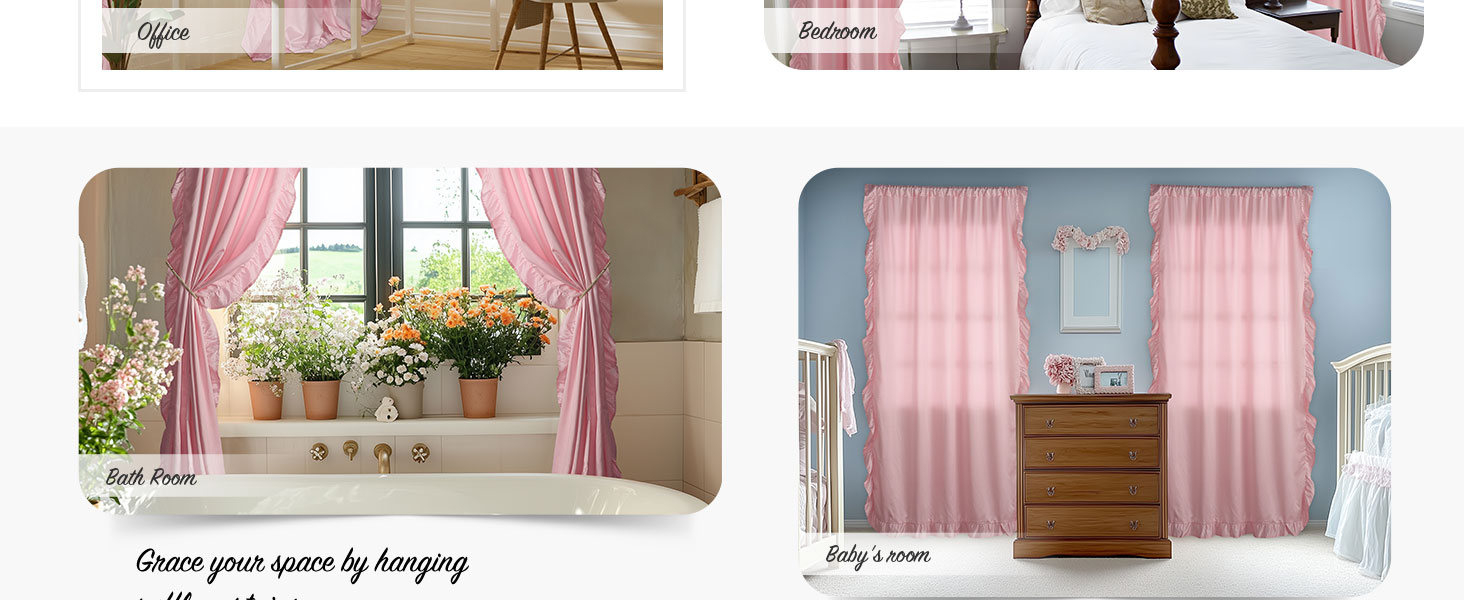 ruffle curtains