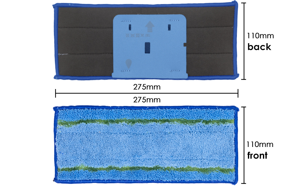 (10 Pieces) Mop Pads Compatible With iRobot Braava Jet M6