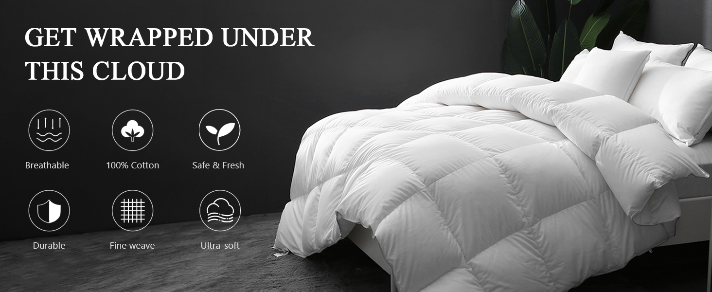 Feathers down comforter