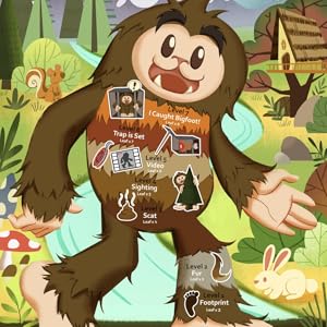 bigfoot character, kids board game
