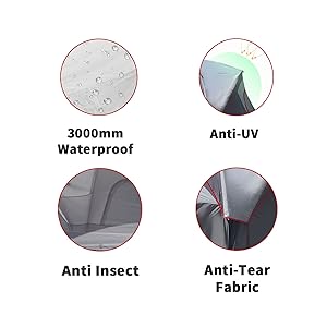 waterproof and anti uv tent