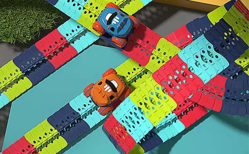 184 pcs Car Track Set Race Track Toys for Boys Kids