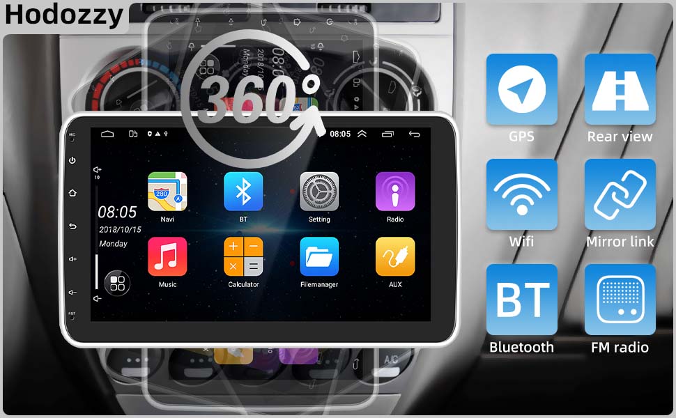 7 INCH double din car stereo