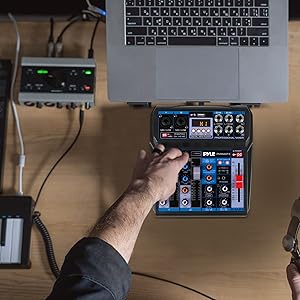 Professional Wireless DJ Audio Mixer