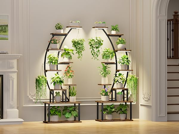 Stylish Plant Shelf with Tray, 64×40cm Stylish Plant Shelf with Tray, 64×40cm Stylish Plant Shelf