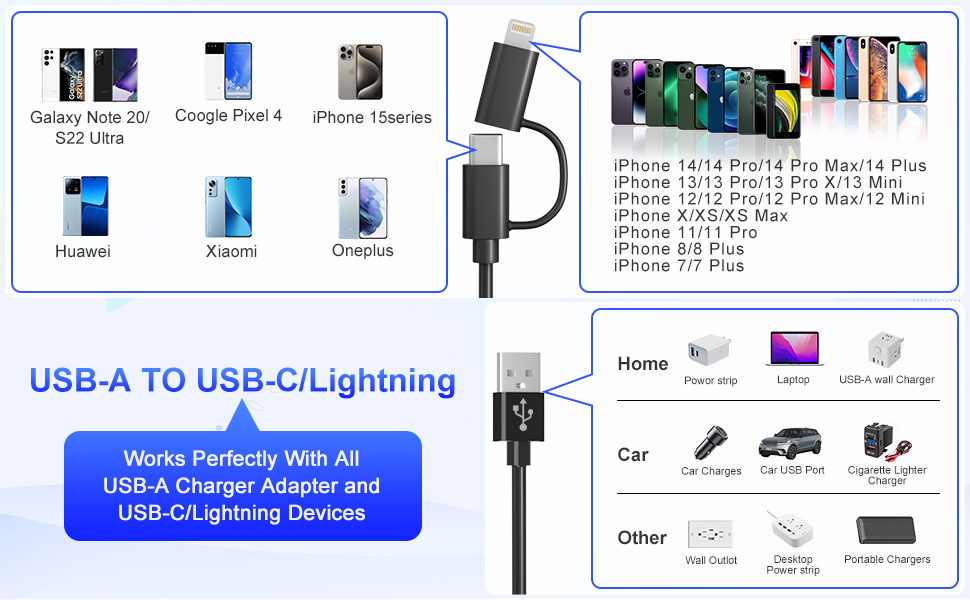 coiled lightning cable