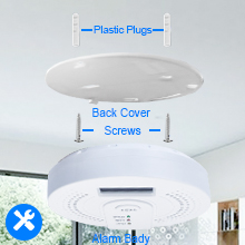 Simple to use,The carbon monoxide detector alarm