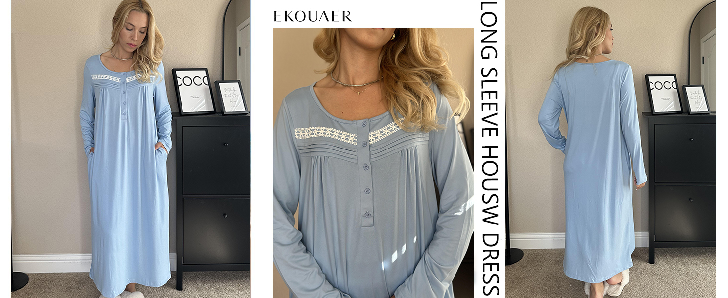 House dress with pockets