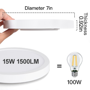7inch led flush mount ceiling light