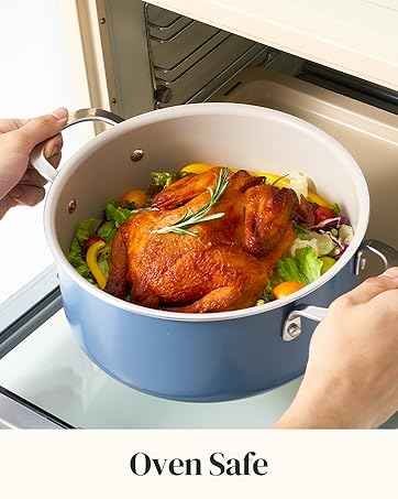 ceramic frying pan with lid