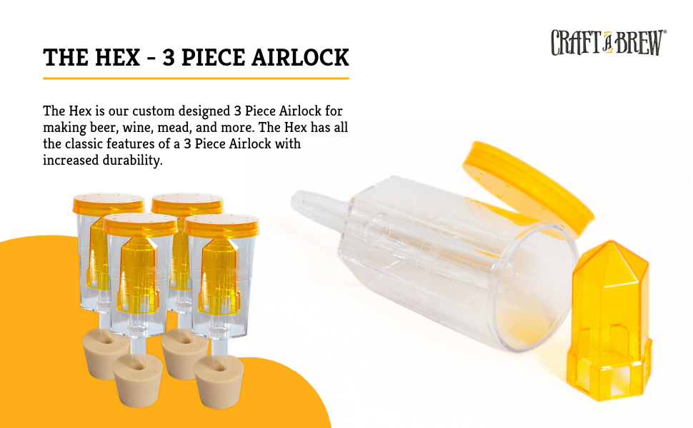 Craft A Brew The Hex & Carboy Rubber Stopper Bundle 3