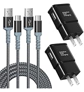 Adaptive Fast Charger and USB-C Cable 10Ft(3M), Excgood Fast Charge 3.0 Adapter Type C Cable Fast...