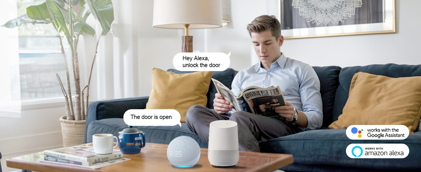 Smart Door Lock, Voice Command
