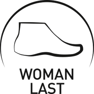 optimale Passform, Leisten bei Frauenmodellen speziell an die weibliche Anatomie angepasst.